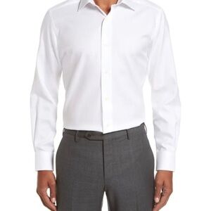 🔥- David Donahue white shirt, brand new with tag.